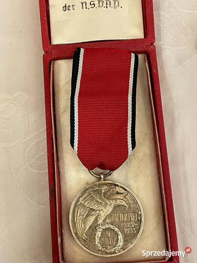 Niemiecka odznaka z legitymacją Order Krwi Militaria Kraków