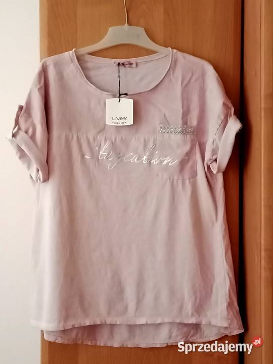 Bluzka włoskapudrowy róż Łódź