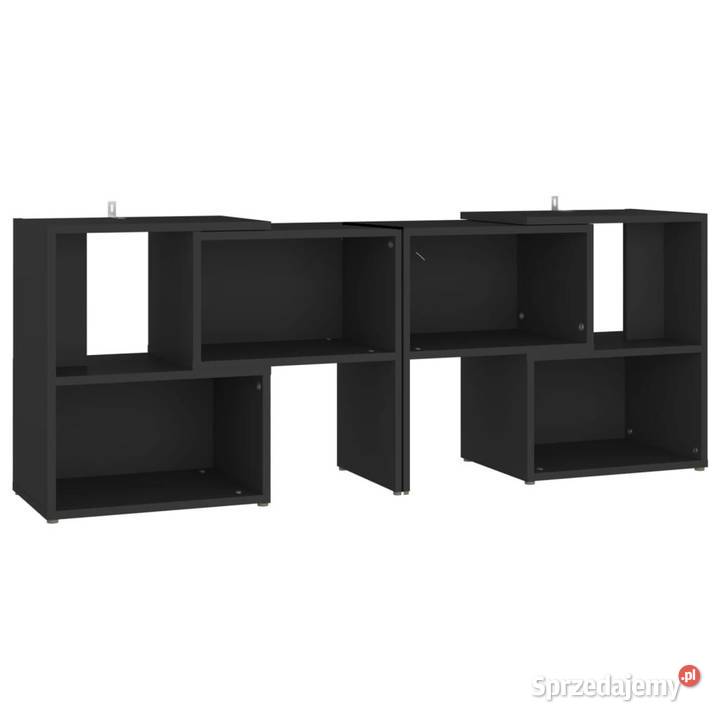vidaXL Szafka pod telewizor czarna 104x30x52 Pozostałe