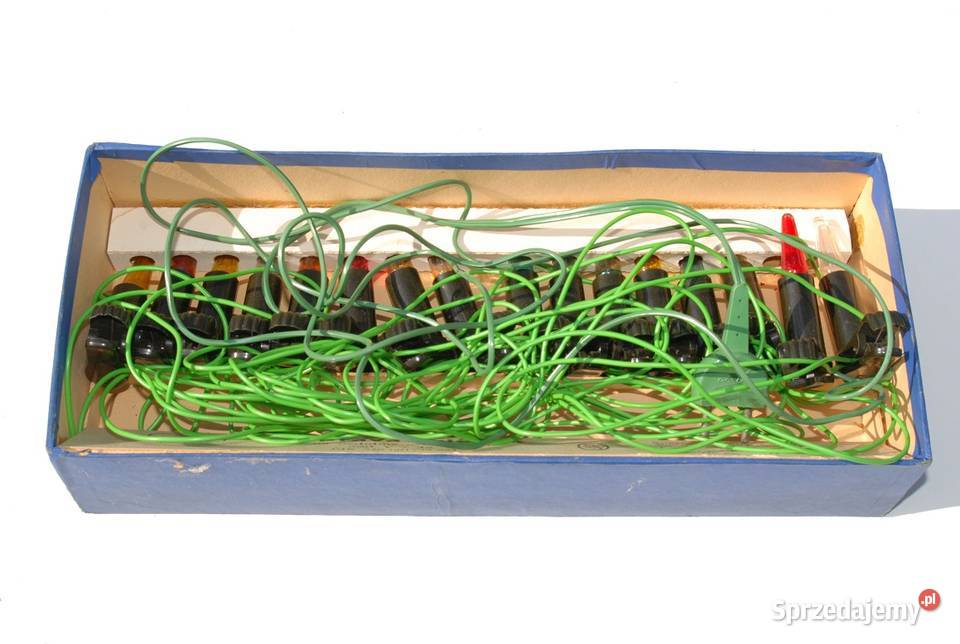 Stara ozdoba choinkowa lampki światełka Cieszyn sprzedam