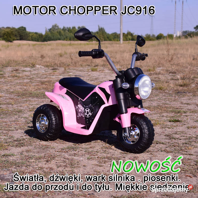 Pierwszy motorek MOTOR CHOPPER NA AKUMULATOR Myszków
