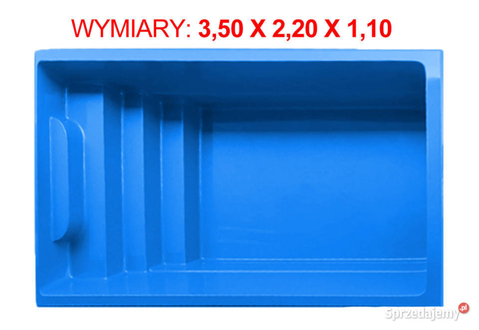 BASEN DO WKOPANIA CAPRI 35m x 22m Baseny, balie i sauny Świdnica