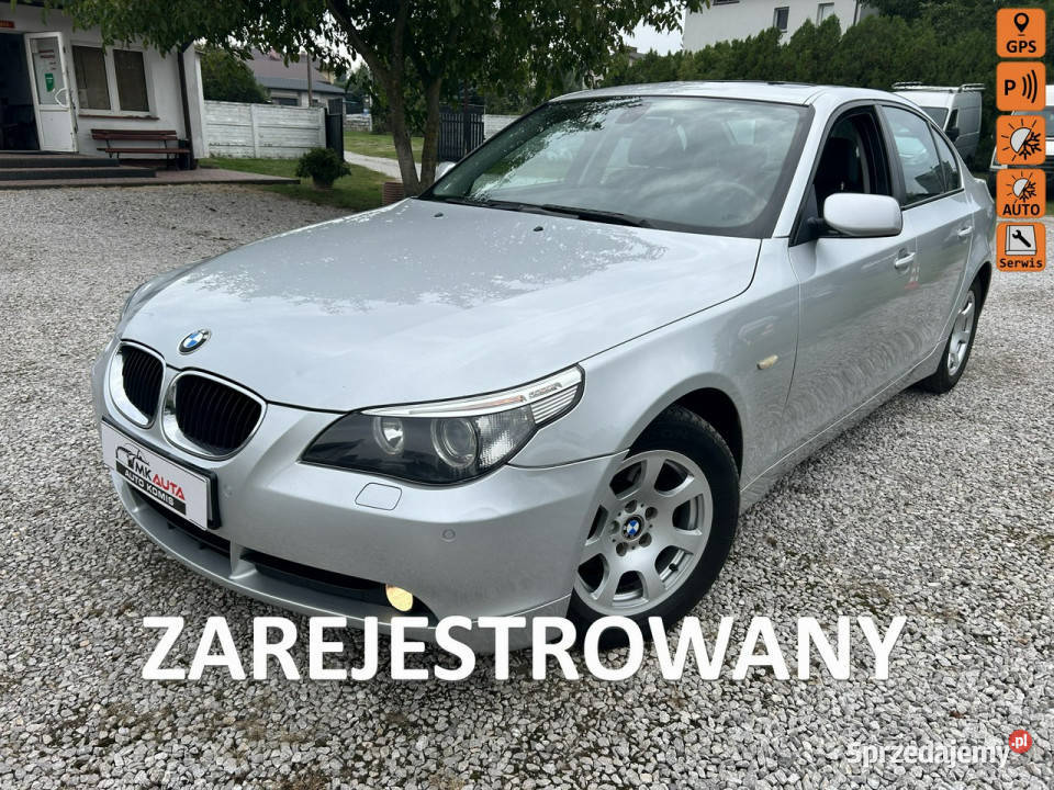 BMW 520 Super stan zarejestrowany w Polsce E60 tempomat Nowe Iganie