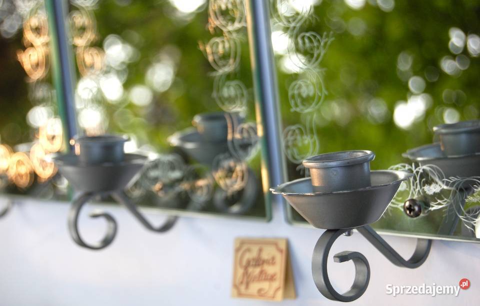 IKEA Sandefjord świecznik z lustrem na ścianę 3 lubelskie Lublin sprzedam