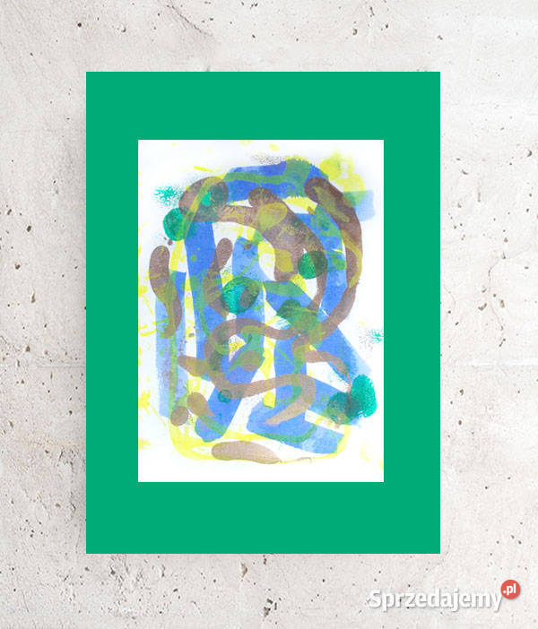 minimalizm obraz 30x40 abstrakcyjny rysunek pomorskie Gdańsk