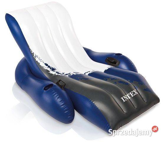 Dmuchany fotel leżak na plażę basen Intex 58868 Bydgoszcz
