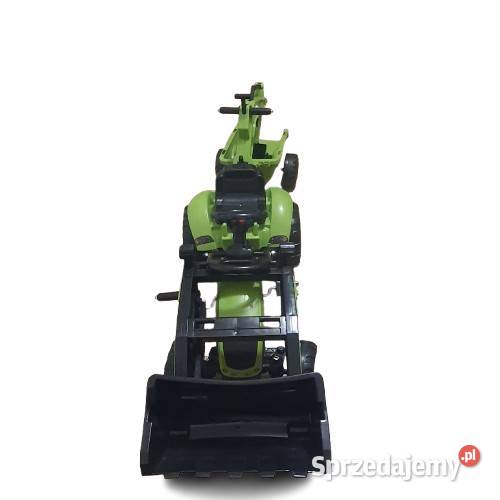 Falk Traktor Claas Arion 410 z przyczepą i łyżką