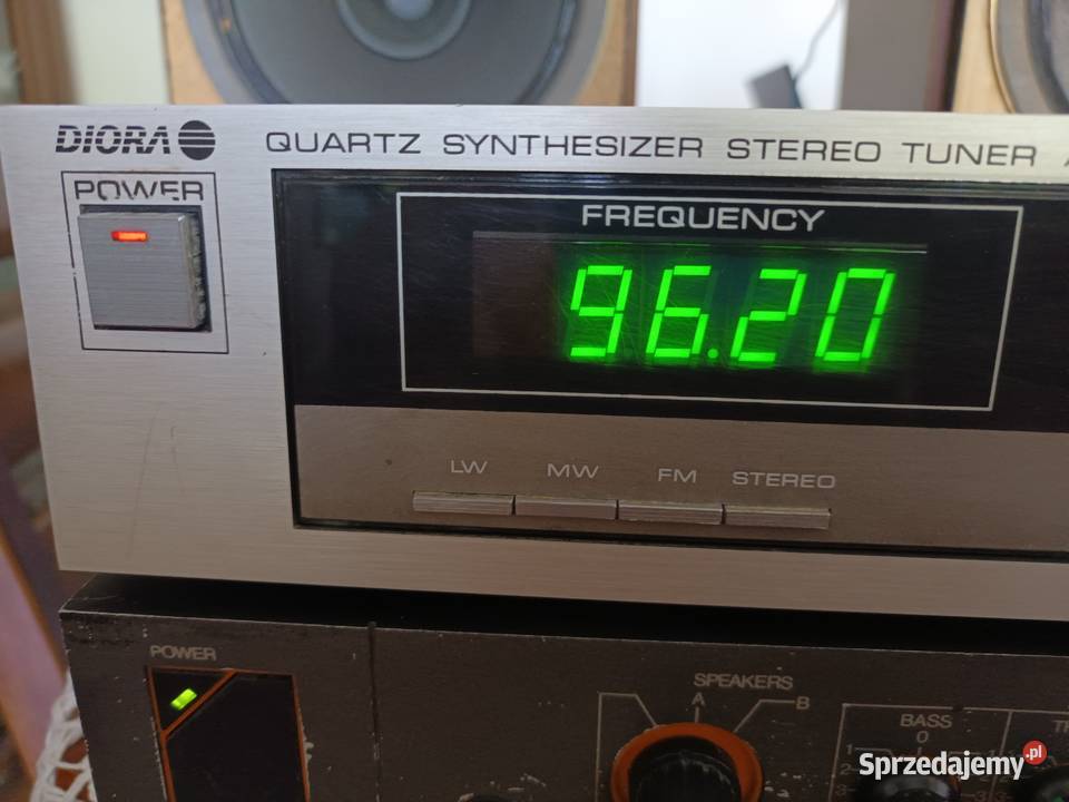 Tuner Unitra Diora AS 952 przestrojony 88108 FM Tychy