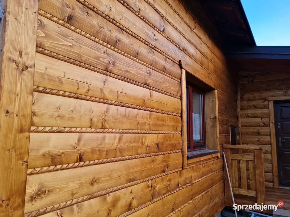 DESKA PŁASKA PÓŁBAL z warkoczem 220x28 PŁAZÓWKA