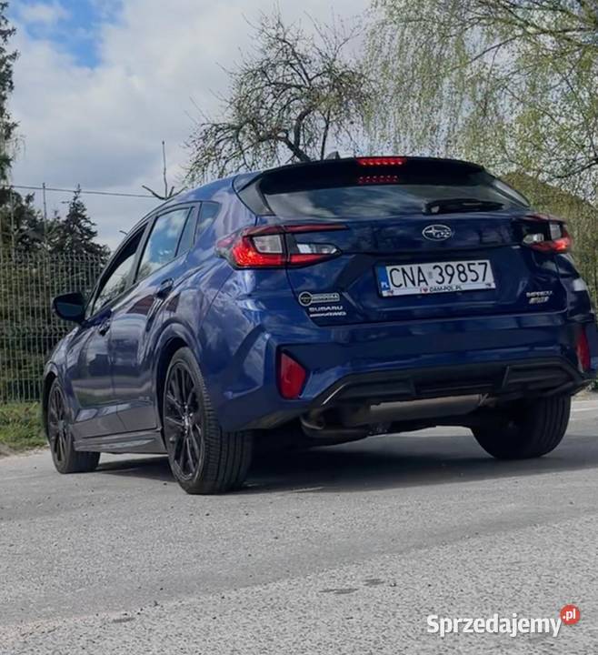 Subaru Impreza VI 25 RS 182 4x4 2023 r mały Rok produkcji 2023 kujawsko-pomorskie Ślesin