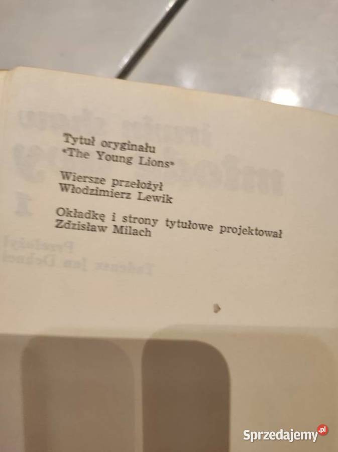 Młode lwy Irwin Shaw Kielce