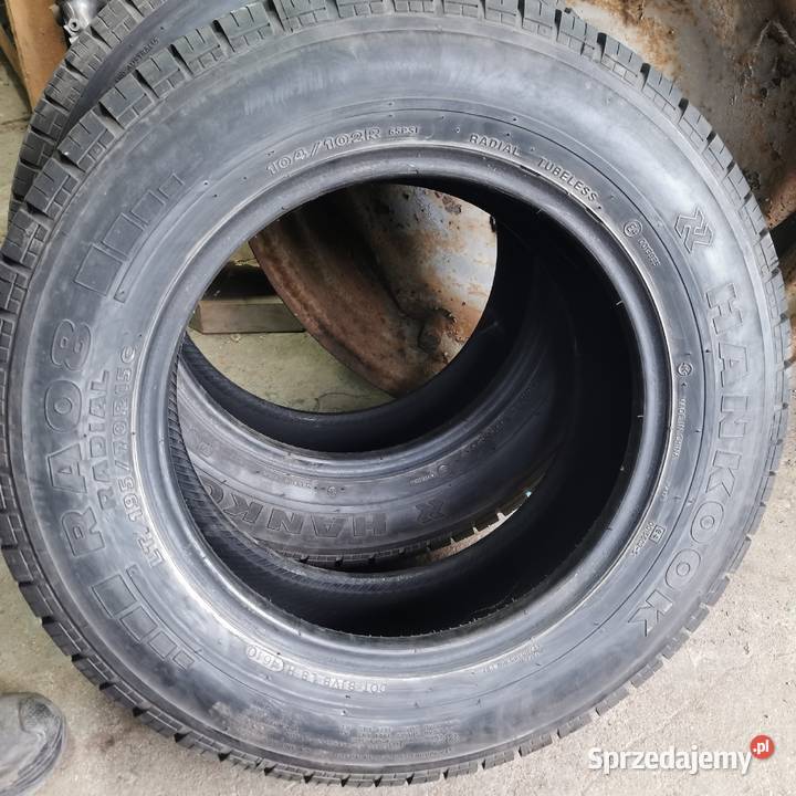 4x opony letnie 19570r15c 104r Hankook RA08 nowe 15cale Pławna Dolna sprzedam