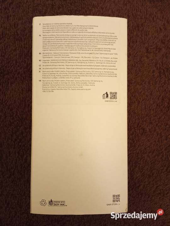 Opakowanie Samsung M21 Gdańsk
