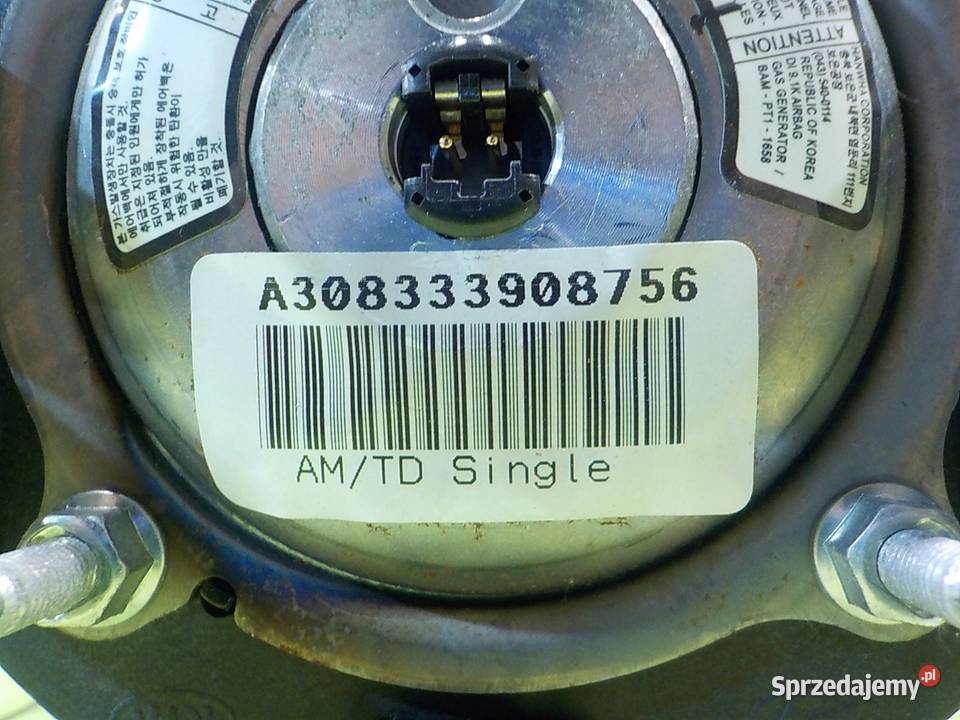 KIA SOUL I 16 CRDI 09r 5D AIRBAG poduszka mazowieckie Suków