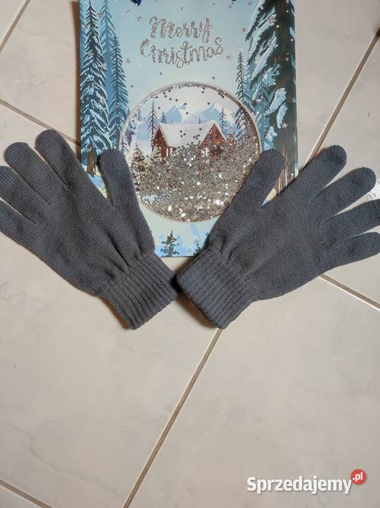 ciepłe rękawiczki z dzianiny damskie męskie Kielce