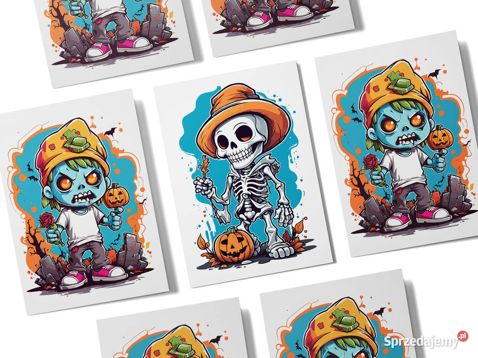 Gotowe Grafiki i Kliparty Halloween do Drukarni
