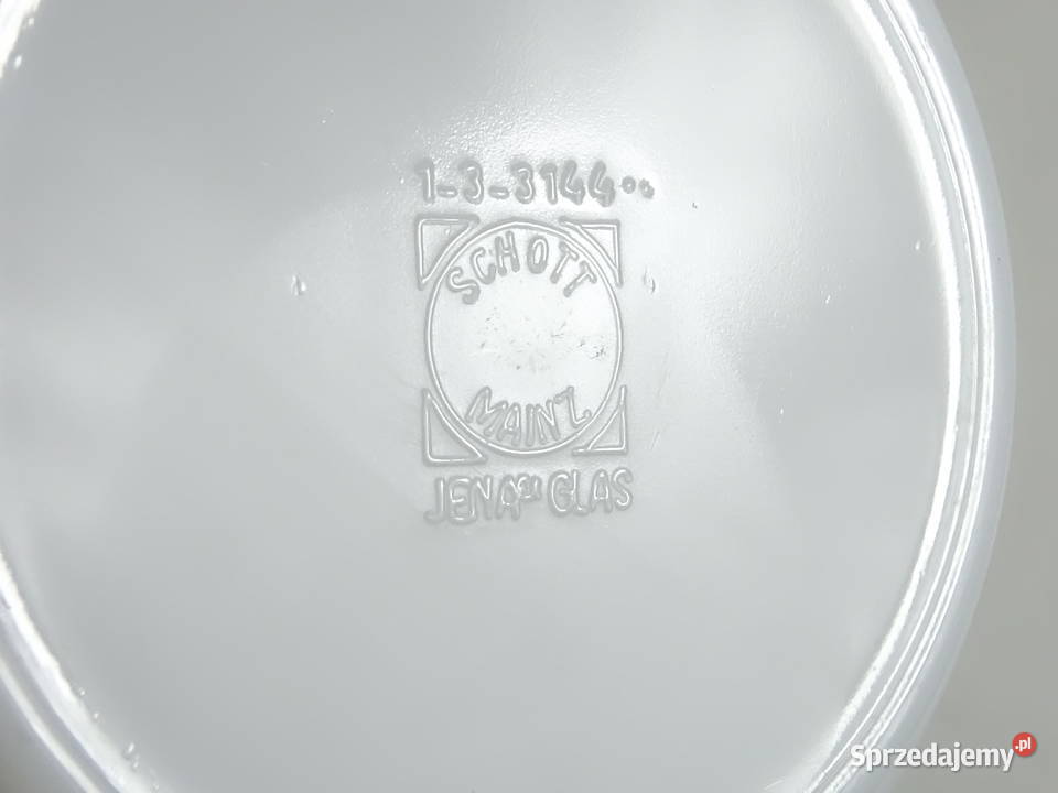 Vintage Zestaw Schott Mainz Jenaer Glas Dzbanek