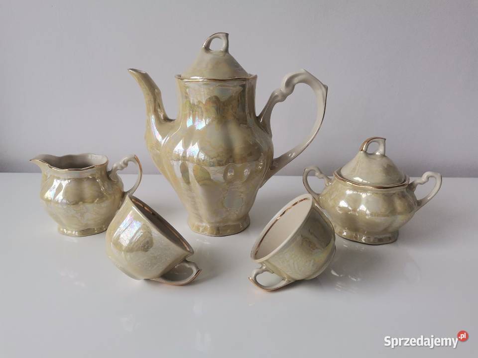 Stara porcelana Chodzież serwis kawowy 1500