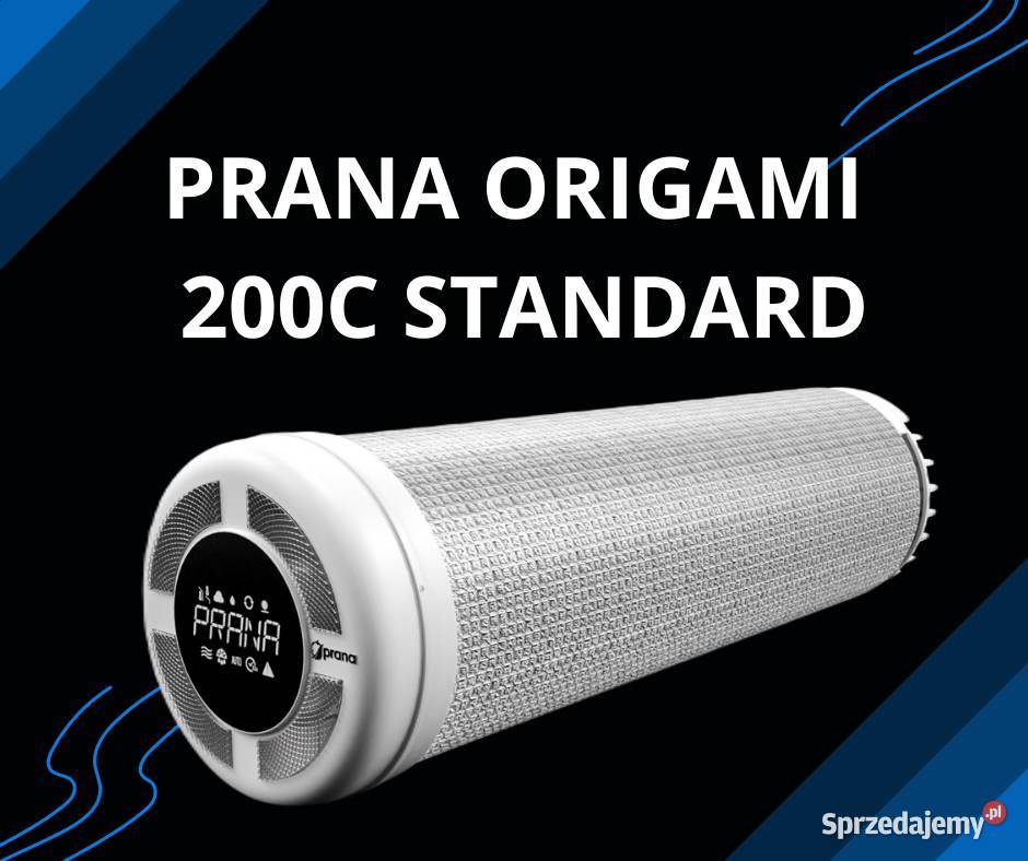 Rekuperator ścienny PRANA ORIGAMI 200C STANDARD mazowieckie Warszawa