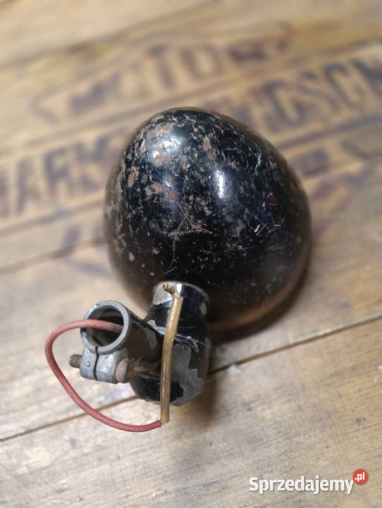 Lampa szperacz Milicja Warszawa PRL Syrena