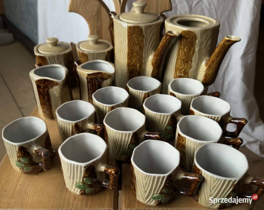 Kolekcjonerski serwis kawowy DPRK Korea małopolskie Bukowina Tatrzańska