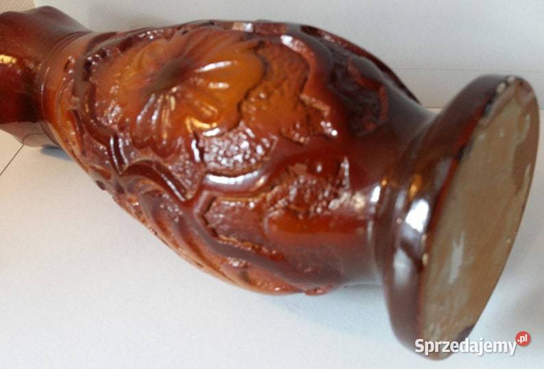 Antyk Retro Chiński Wazon Cynober Rzeźbiony pomorskie Gdańsk