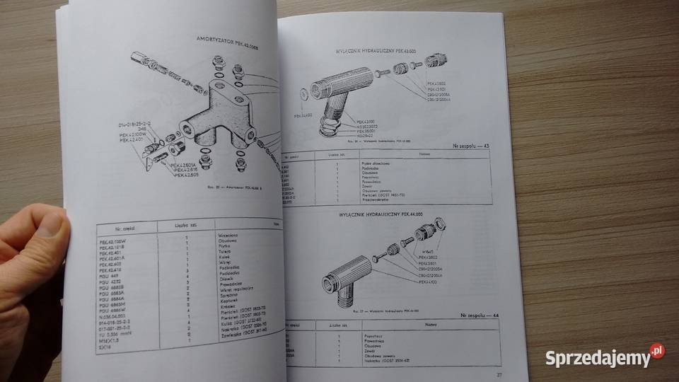 koparko ładowarka PE08B jumz 6l jumz 6 m katalog Stalowa Wola sprzedam