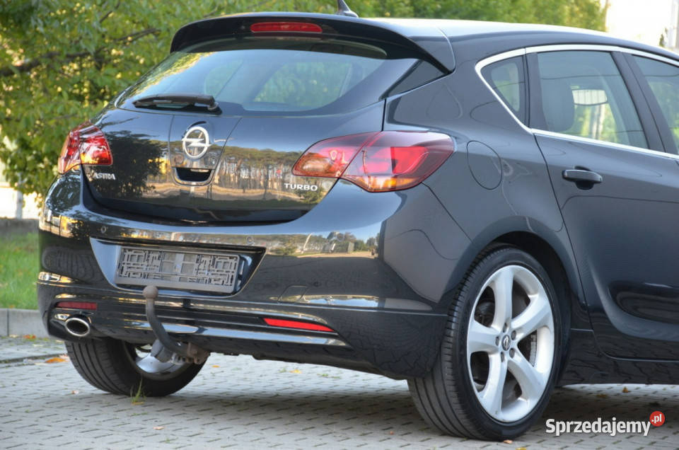 Opel Astra Czarna Opłacona 14T 140 Sport Edition światła przeciwmgielne Kutno