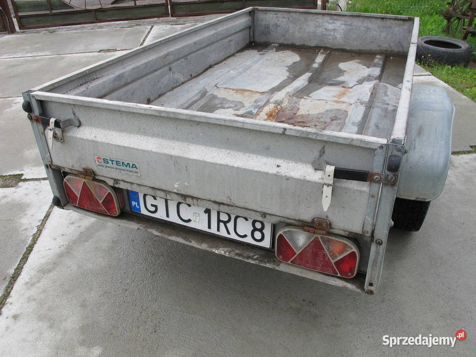 Przyczepka samochodowa zarejestrowana Borzechowo sprzedam