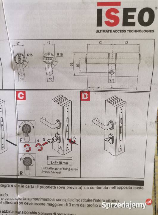 wkładka do zamka GERDA Białystok