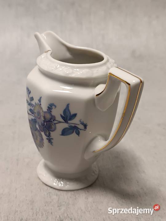 Rosenthal Maria Mlecznik Kobaltowa Róża Reliefy Porcelana i szkło Jawor