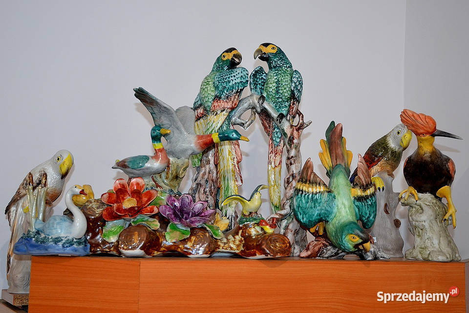 Porcelana Roceram Dzikie kaczki Ptaki wodne Środa Wielkopolska