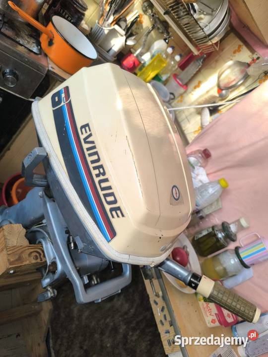 silnik zaburtowy EVINRUDE 6 łódka jacht ponton Pływanie Ostrowiec Świętokrzyski