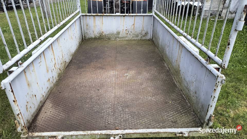 Przyczepa wózek dwukółka jednoosiowa do ciągnika warmińsko-mazurskie Rybno