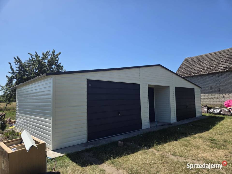 Garaż Blaszany z pomieszczeniem gospodarczym Sprzedaż Lipno