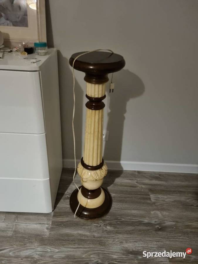 Lampa kolumna z alabastru sprzedam