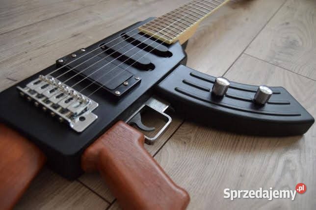 GITARA ELEKTRYCZNA KARABIN KBK AK 47 LUTNICZA Gitary i akcesoria sprzedam