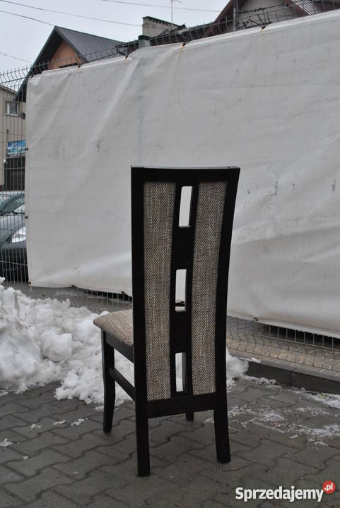 KOMPLET STÓŁ 6 KRZESEŁ 90cm Łukawiec