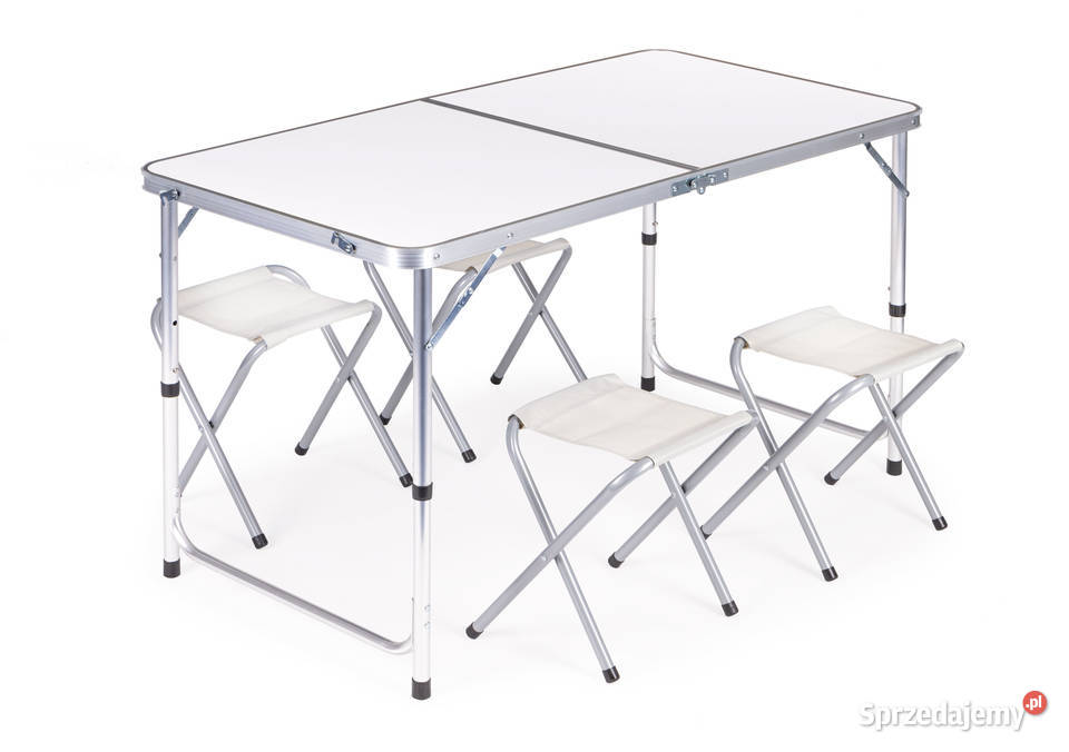 Stolik turystyczny stół składany zestaw 4 Smogorzów