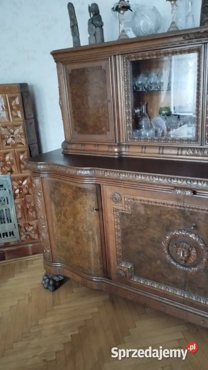 Piękny komplet do jadalni antyk Meble Zabrze sprzedam