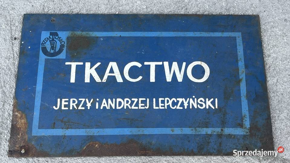 Tablica Rzemiosło Tkactwo Łowicz