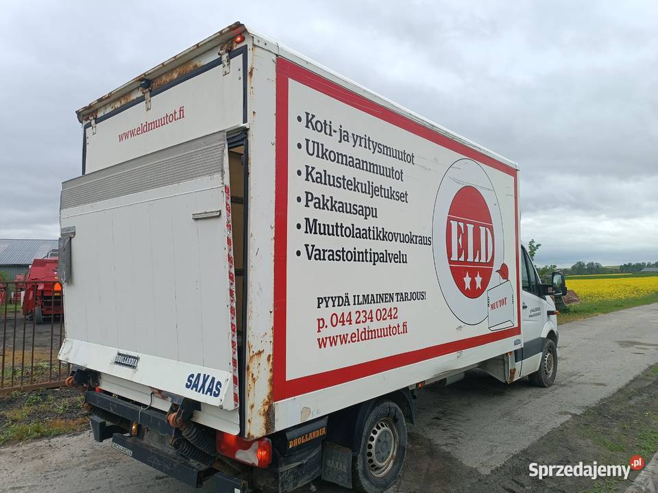 Kontener z windą paka zabudowa sprinter crafter Dragany