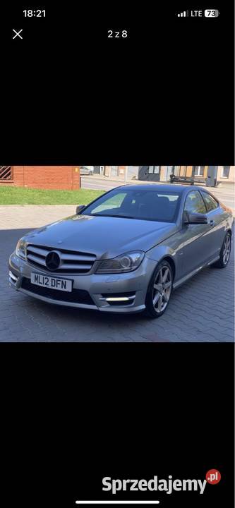 Mercedes C250cdi Coupe amg pakiet 2012 automatyczna Kielce