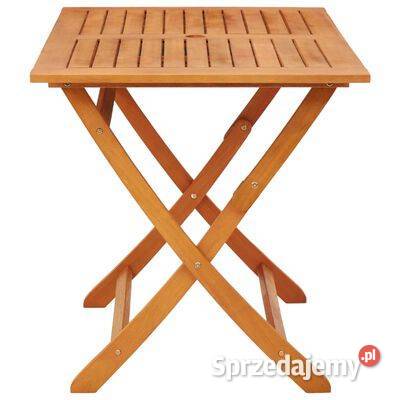 vidaXL Składany stół ogrodowy 120x70x75 lite Warszawa sprzedam