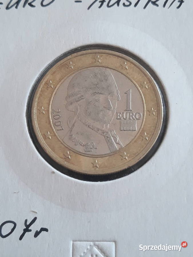 1 Euro Austria 2007 r wielkopolskie Konin sprzedam