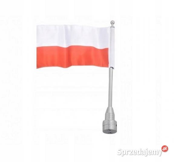 Maszt na motocykl skuter jacht rowe z flagą Sosnowiec