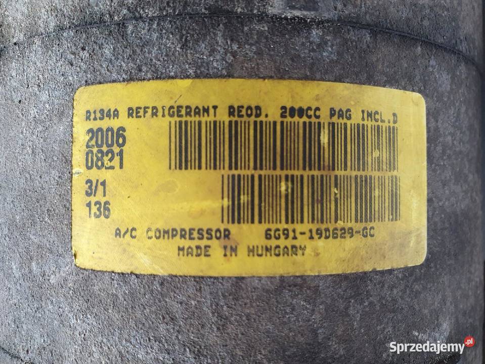 SPRĘŻARKA KLIMATYZACJI Ford Focus C 18 TDCI Chełm