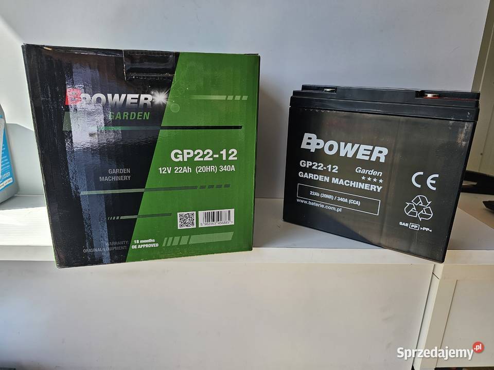 Akumulator Bpower GP2212 12V 22Ah 340A żelowy do