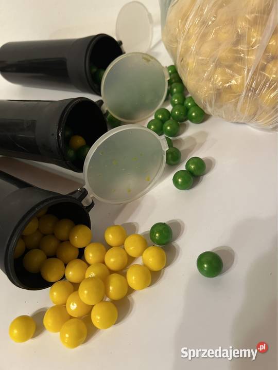 Kulki kolorowe naboje do paintballa