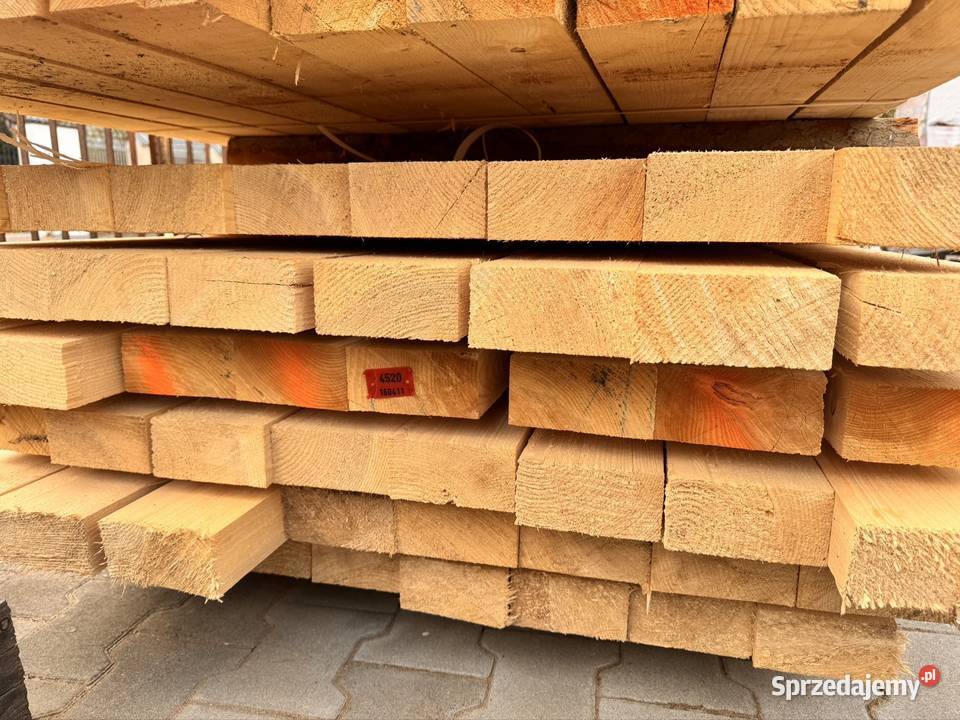 kantówka drewniana sosna świerk 100x100 mm suche świętokrzyskie Oleśnica